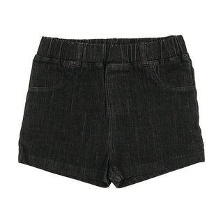 Bopop Black Denim Shorts