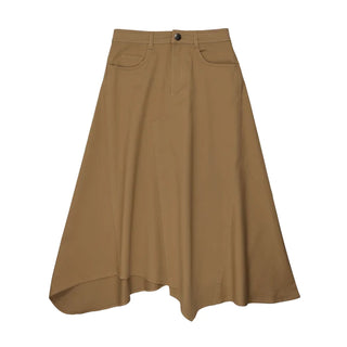 Coco Blanc Tan Denim Maxi Skirt
