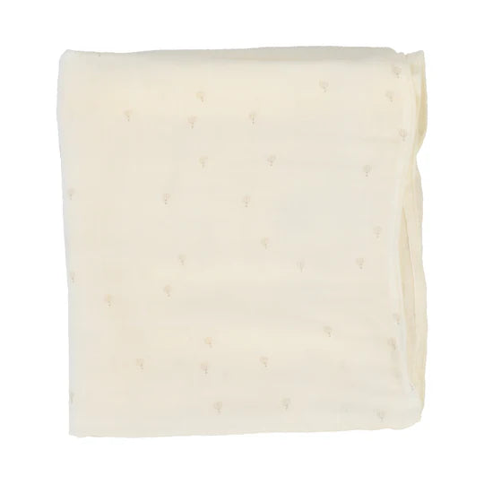 Lilette All Over Hot Air Balloon Swaddle In Cream/Pink
