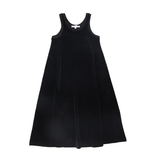 Little Parni Black Velour Maxi Jumper