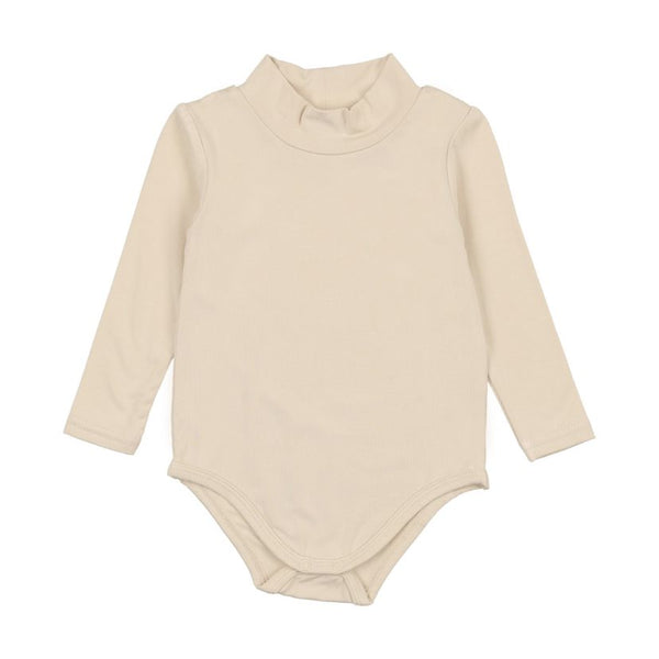 Lil Legs Natural Bamboo Mock Neck Onesie