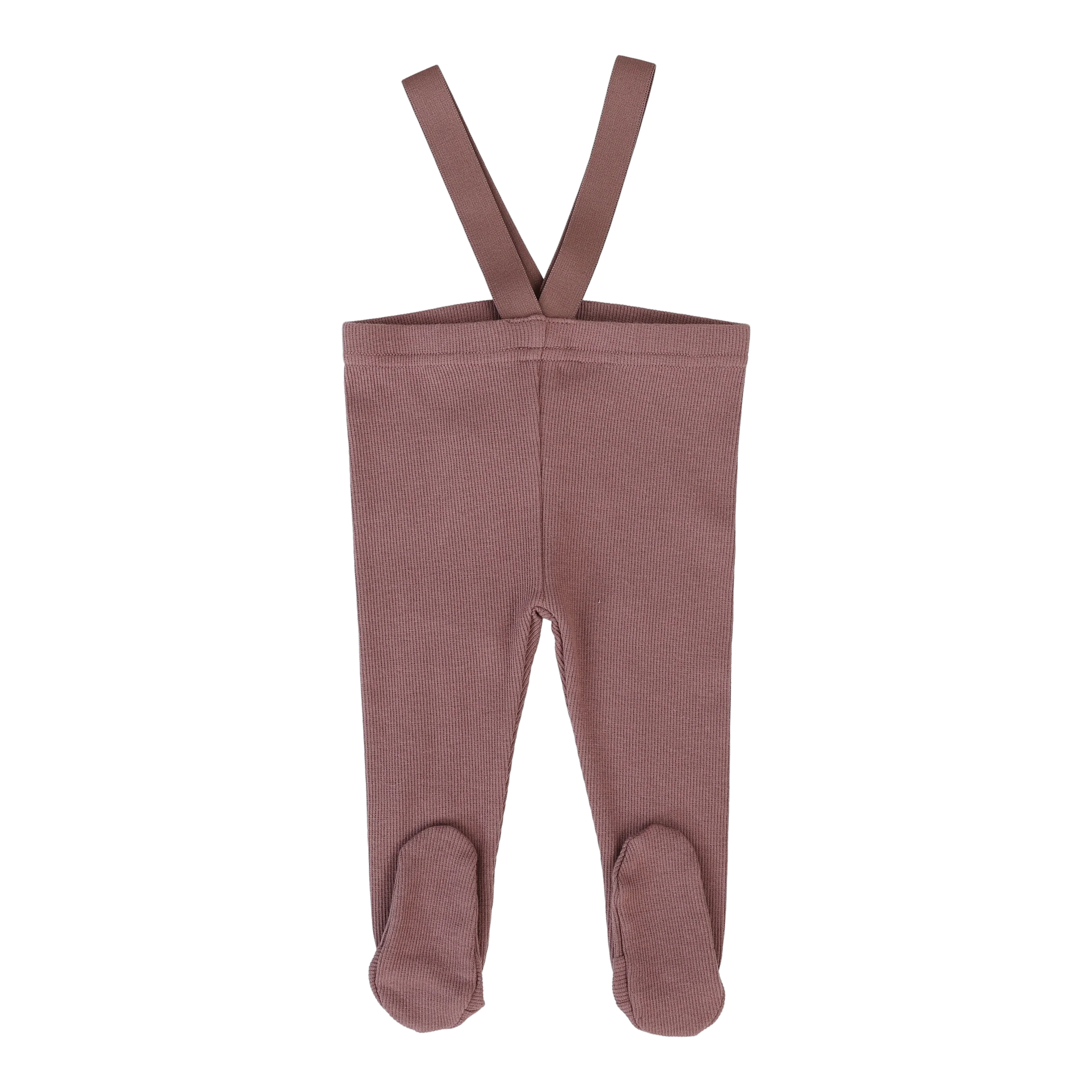 Lil Legs Knit Long Suspender Leggings - Black