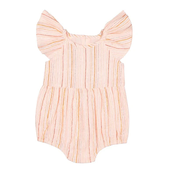 Louis Louise Martinette Romper Pink Stripe