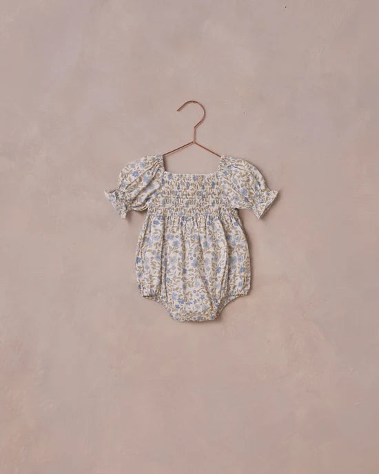 Noralee Hazel Romper Blue Garden
