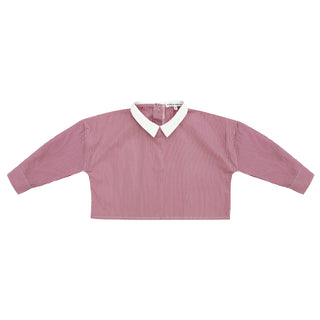 Little Parni Pink Stripe Girls Shirt