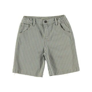 Tocoto Vintage Denim Stripe Shorts