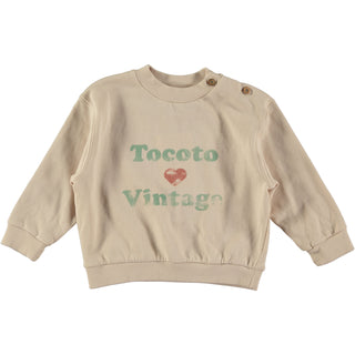 Tocoto Vintage Logo Print Sweatshirt