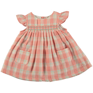 Tocoto Vintage Checked Baby Dress