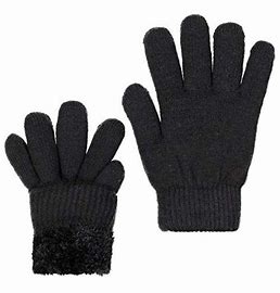 FUR LINED GLOVES