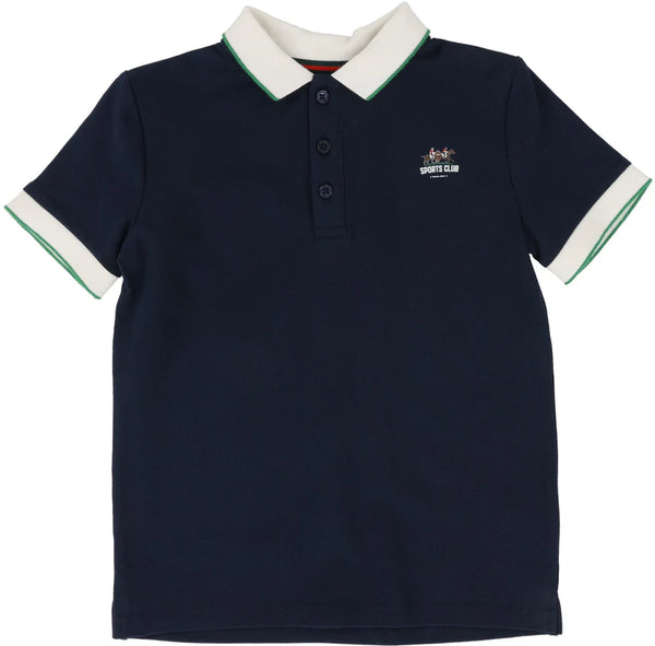 Analogie Boys Short Sleeve Polo Navy