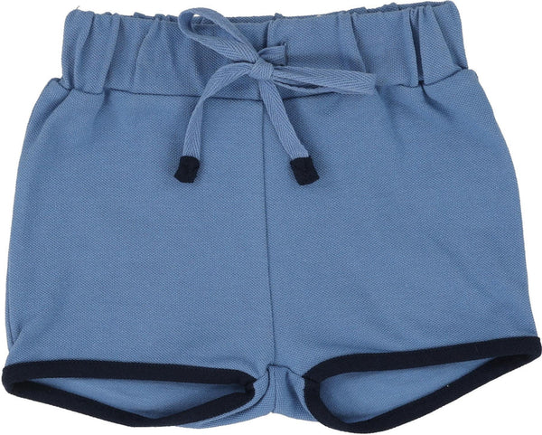 Analogie Pique Shorts in Light Blue