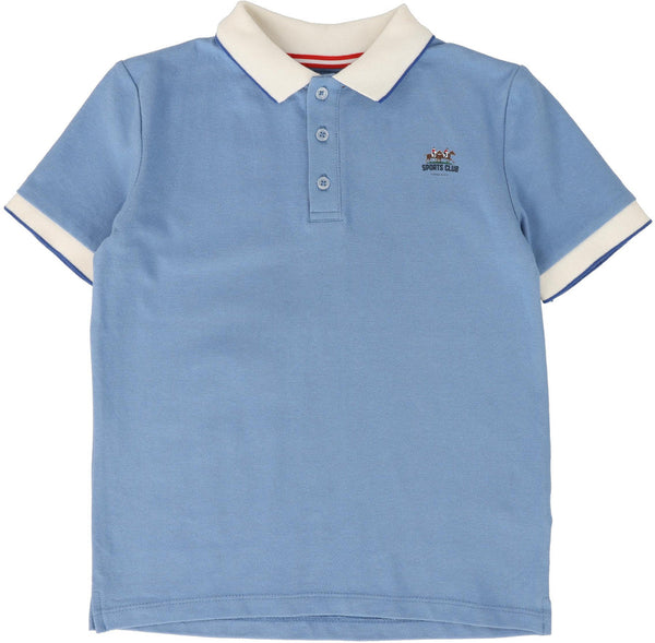 Analogie Boys Short Sleeve Polo Light Blue