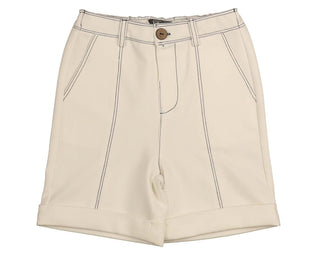 Belati Jersey White Stitch Detail Shorts
