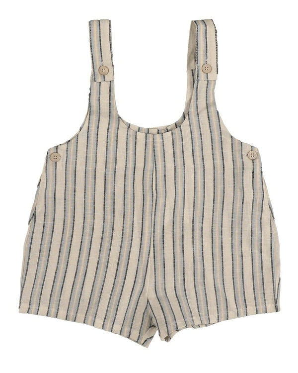 Belati Beige Stripe Baby Overall