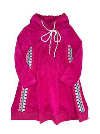 Best Frendz Fuchsia Crochet Terry Robe