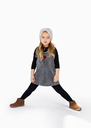 Best Frendz Charcoal Pocket Heart Jumper