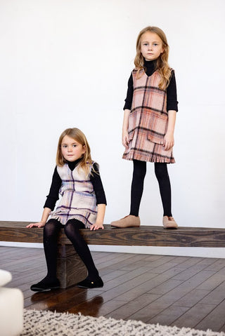Best Frendz Pink Wool Fringed Jumper