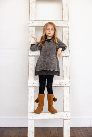 Best Frendz Distressed Sweat Dress