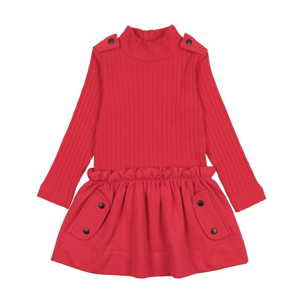 Bopop Red Snap Dress