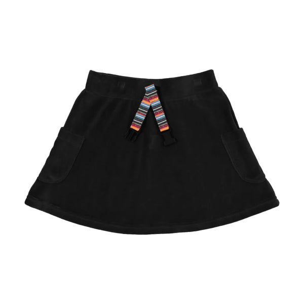 Bopop Black Buckle Skirt