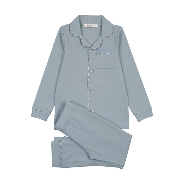 Coco Blanc Blue Grandpa PJs