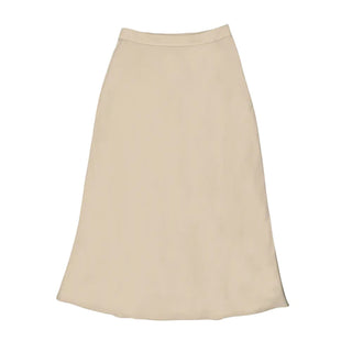 Coco Blanc Oatmeal Silk Skirt