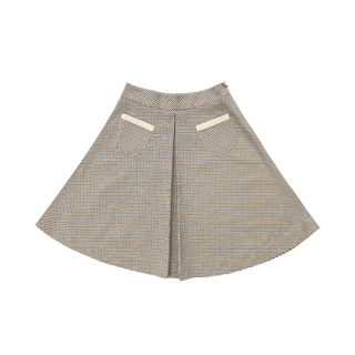 Coco Blanc Front Pleat Skirt