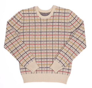 Crew Kids Chunky Plaid Sweater