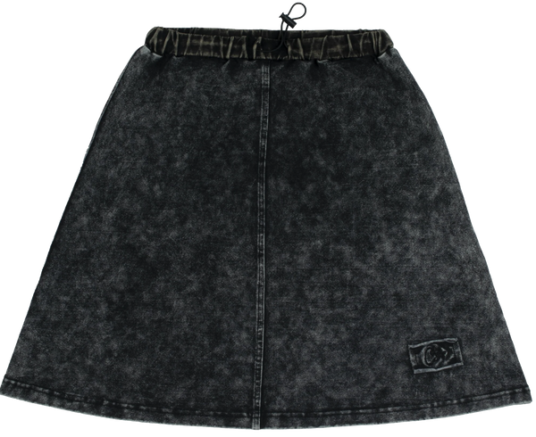 Crew Kids Black Denim Wash Skirt