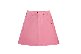 Crew Kids Pink Denim Seam Detail Skirt