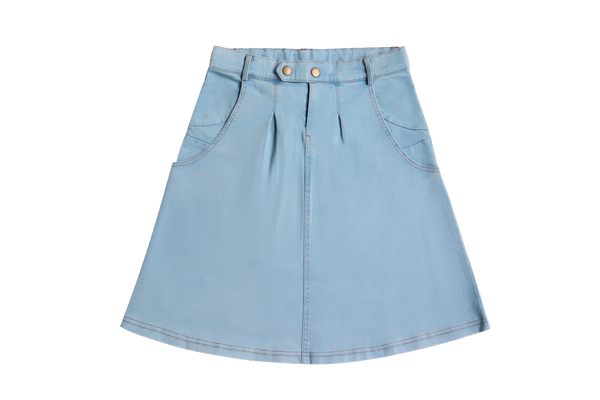 Crew Kids Blue Denim Skirt