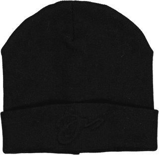 Dacee Black Stamped Logo Hat