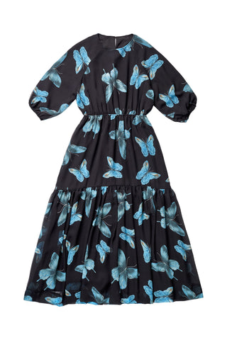 Elle Oh Elle Blue Butterfly Dress