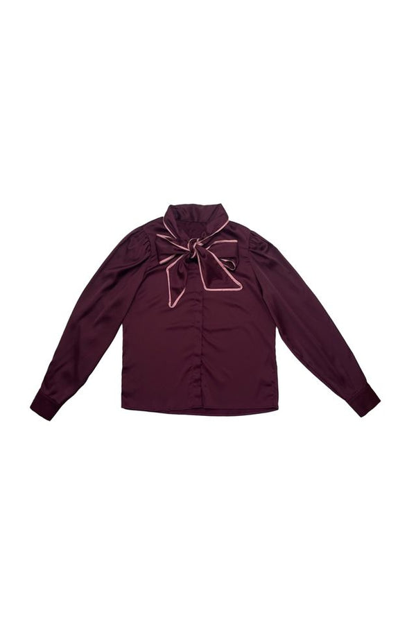 Elle oh Elle Jennifer Blouse/Elsie Skirt Set Eggplant