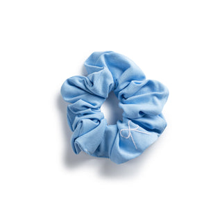 Halo Marshmallow Signature Bow Scrunchie in Powder Blue