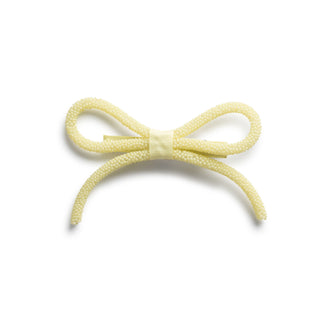 Halo Lemon Sprinkle Pearl Bow Clip