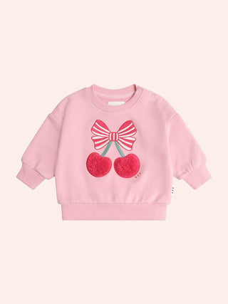 Hux Cherry Pie Sweatshirt in Apricot