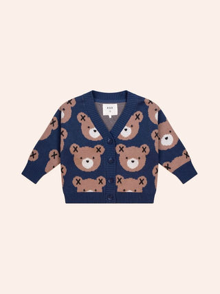 Hux Huxbear Knit Cardi Navy