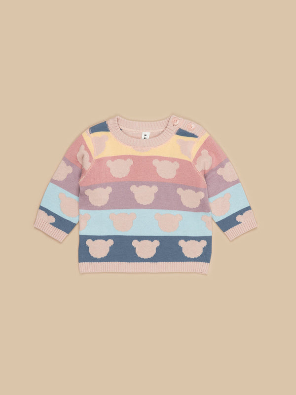 Hux Rainbow Bear Knit Sweater