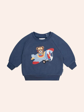 Hux Aviator Huxbear Sweatshirt in French Navy