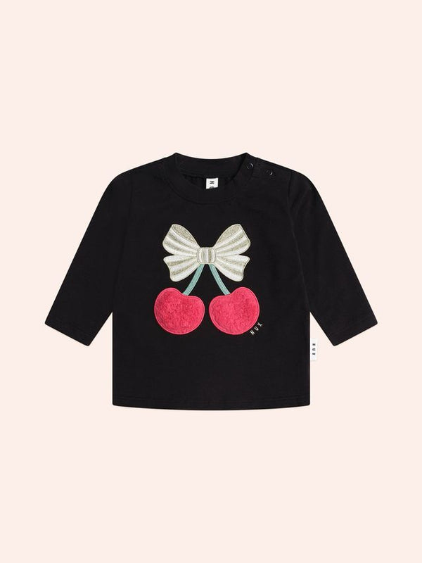Hux Cherry Pie Top in Black