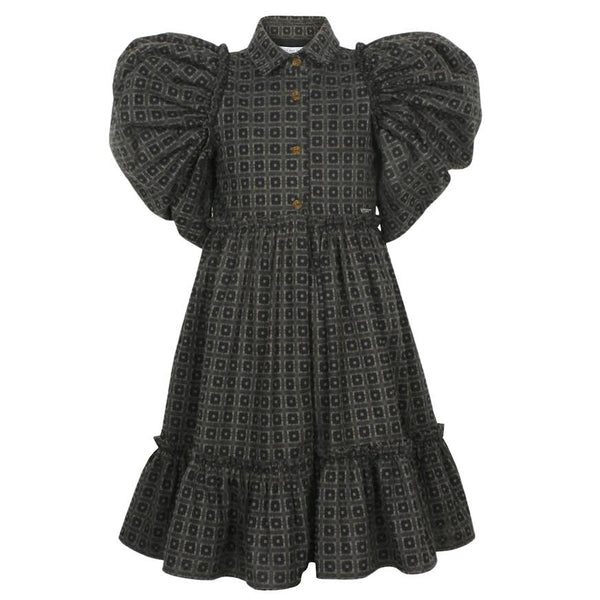 Jessie and James Green Tiles Misty Morning Dress