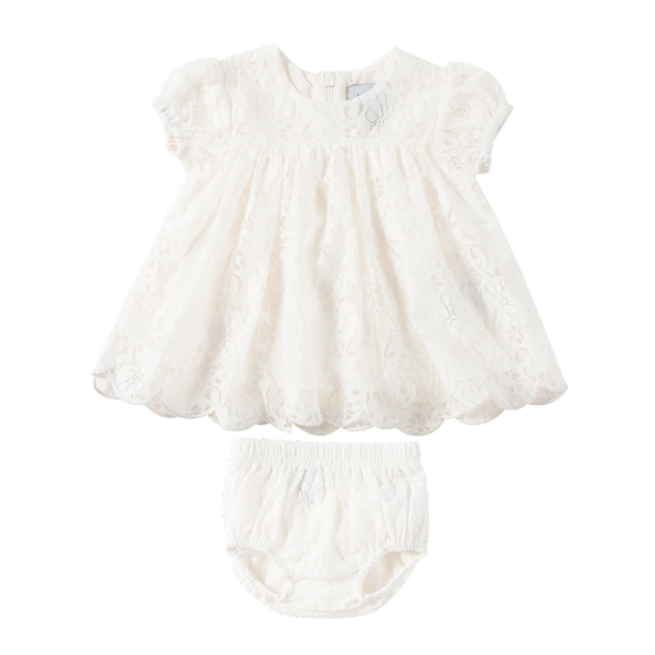 KLAI White Lace Baby Set