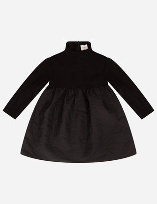 KIPP Black Quilted Combo Dress