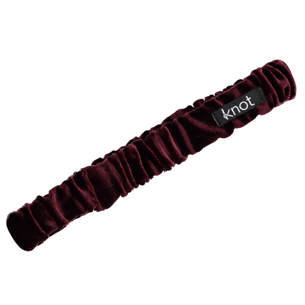 Knot Burgundy Velveteen Wrap