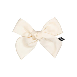 Knot Cream Satin Petite Bow