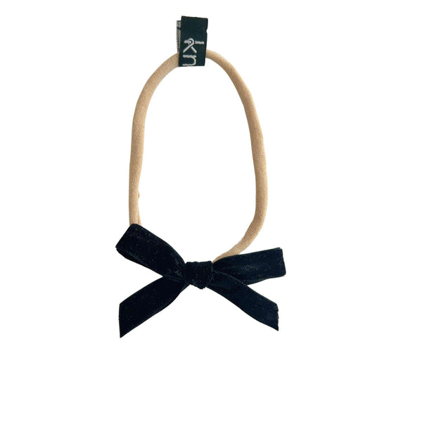 Knot Black Velvet Trim Band