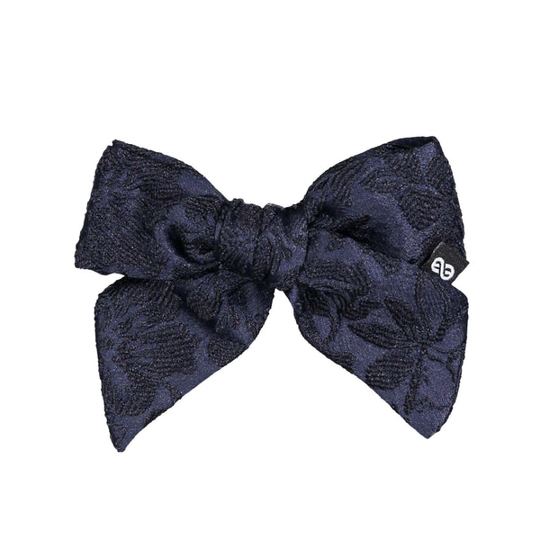 Knot Navy Bud Bow