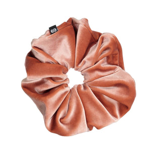 Knot Blush Velveteen Scrunchie