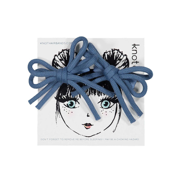 Knot TWIST CLIP SET // OCEAN BLUE